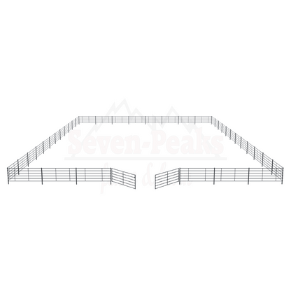 livestock corral fencing setup