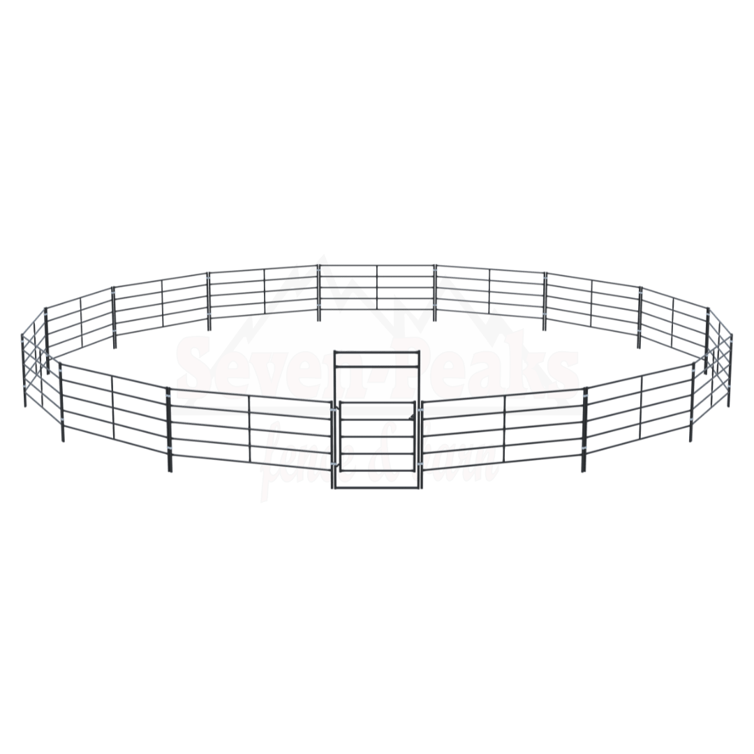 "Seven Peaks fence barn logo"
