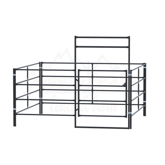Seven Peaks fence and barn cattle gate logo
