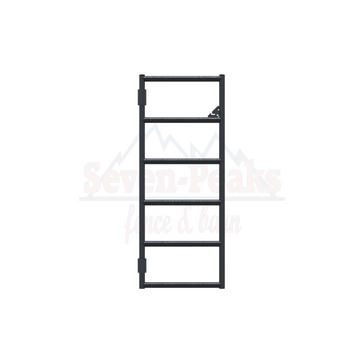 Swing rail gate