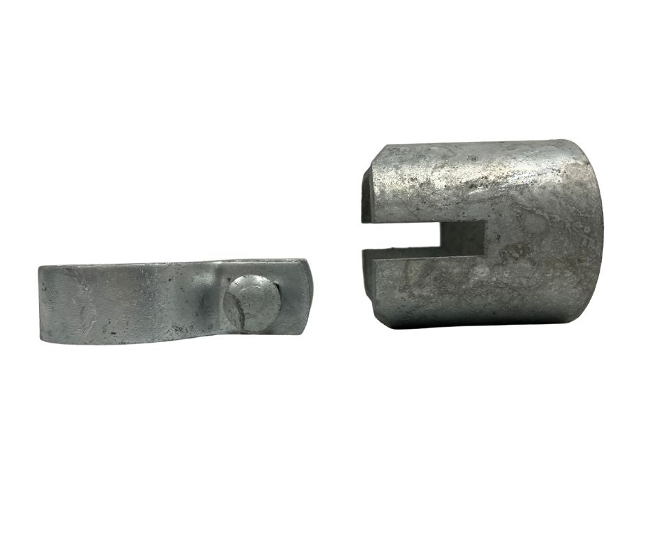metal horseshoe nail cap and clincher