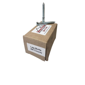 Box of lag bolts 50 count with screws on top