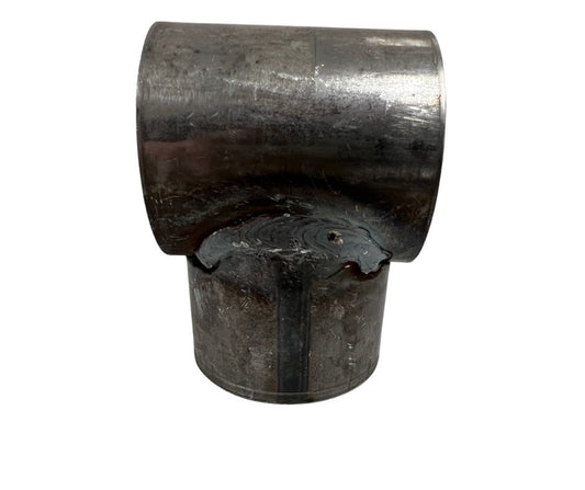 metal pipe fitting tee connection