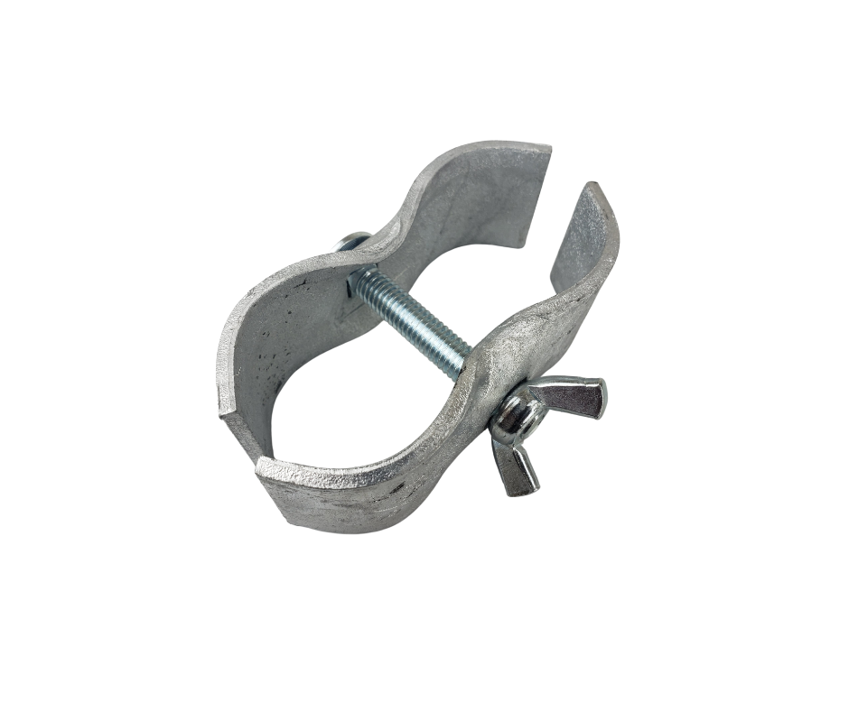 steel pipe clamp with wingnut
