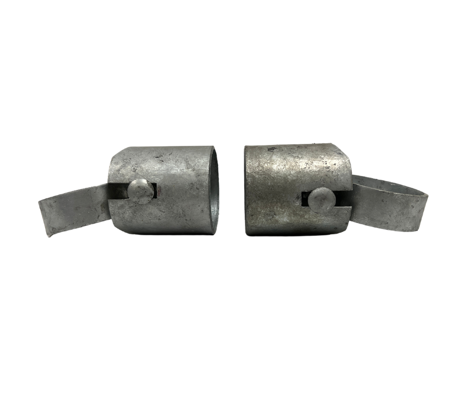 Vintage metal roller skates clamps.