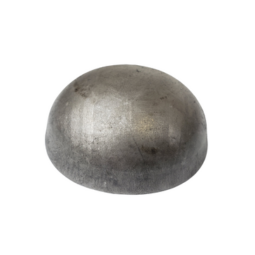 hemispherical metal cap