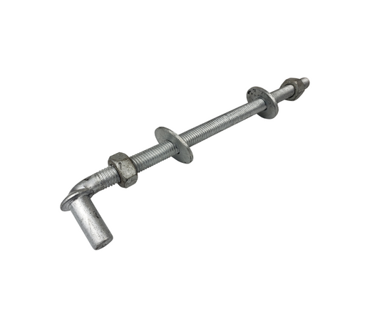 metal gate hinge bolt assembly
