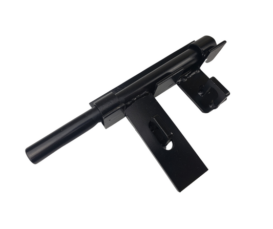 black metal bolt latch hardware door