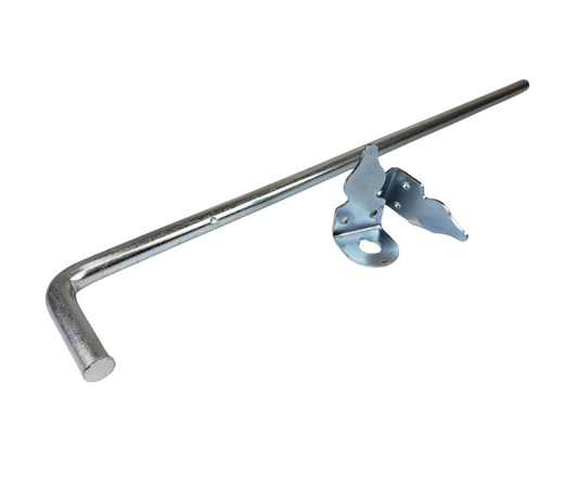 metal gate latch rod hardware